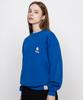 GRAVER [Unisex] Flowerboard Smile Sweatshirt_Cobalt Blue