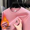 Herren-Sweatshirt mit Rundhalsausschnitt und Fleece-Futter – Warm, Locker und Vielseitig für Frühling, Herbst und Winter.
