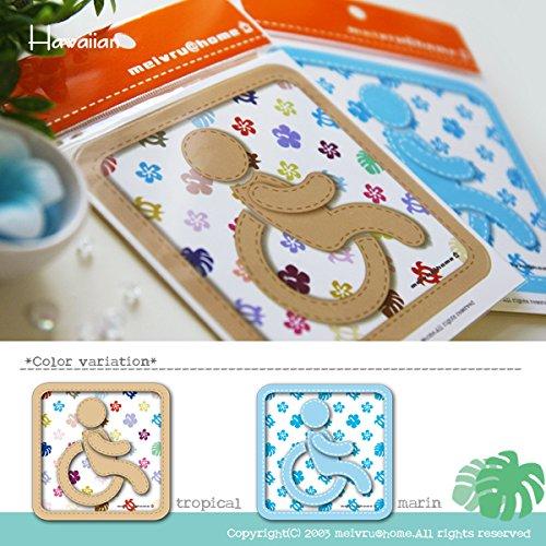 [Magnet] Wheelchair Mark Magnet Sticker/Wheelchair Wheelchair Welfare Vehicle Disabled Person