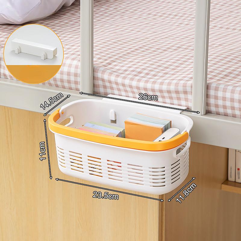 Baby Crib Sundries Storage Baskets Home Feeding Bottle Diapers Organize Box Bibs Clip Bedside Plastic Small Items Storage Basket