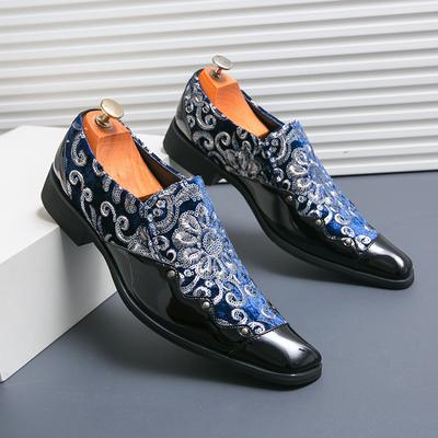 Fashion Luxury Men Fashion Formal Shoes Pointed PU European Versatile Suit Brand Le Fu Shoes Gentlemen Social Shoes Size 38-46 Men Shoes