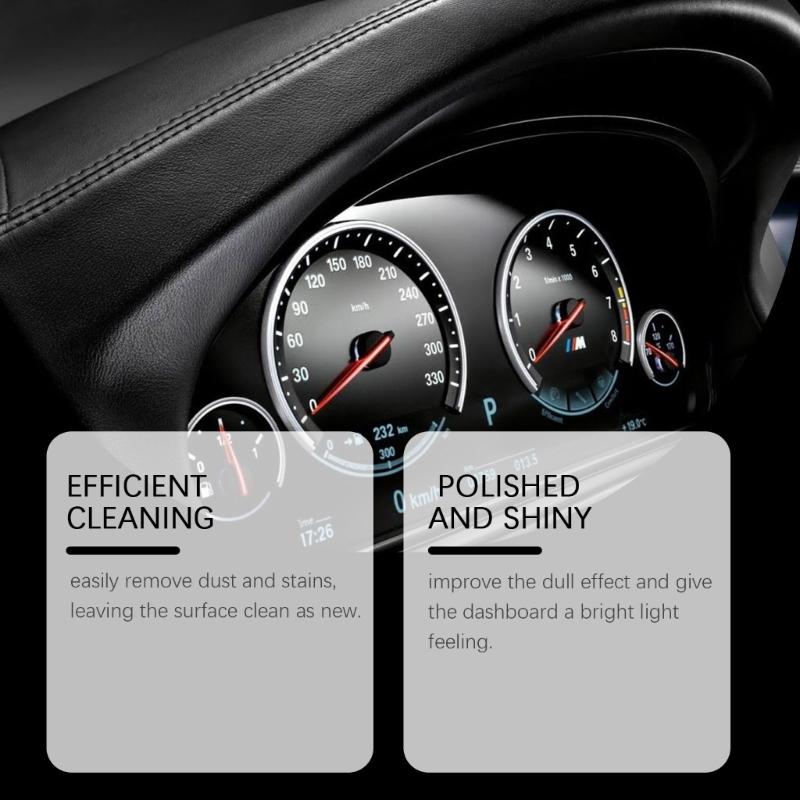 Dashboard Polishing Cleaner Car Interior Detailing Cleaner Multipurpose Car Cleaner 100ml Interior Polish Detailer