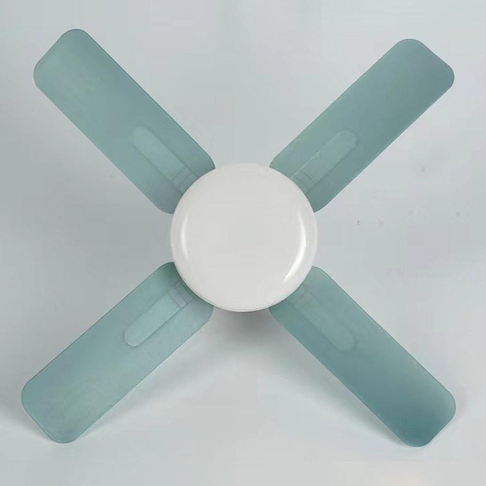 Dimmable E27 Socket Small Ceiling Fans with Lights with Remote Control 14W LED Ceiling Fan Ceiling Fan Light Living Room Study