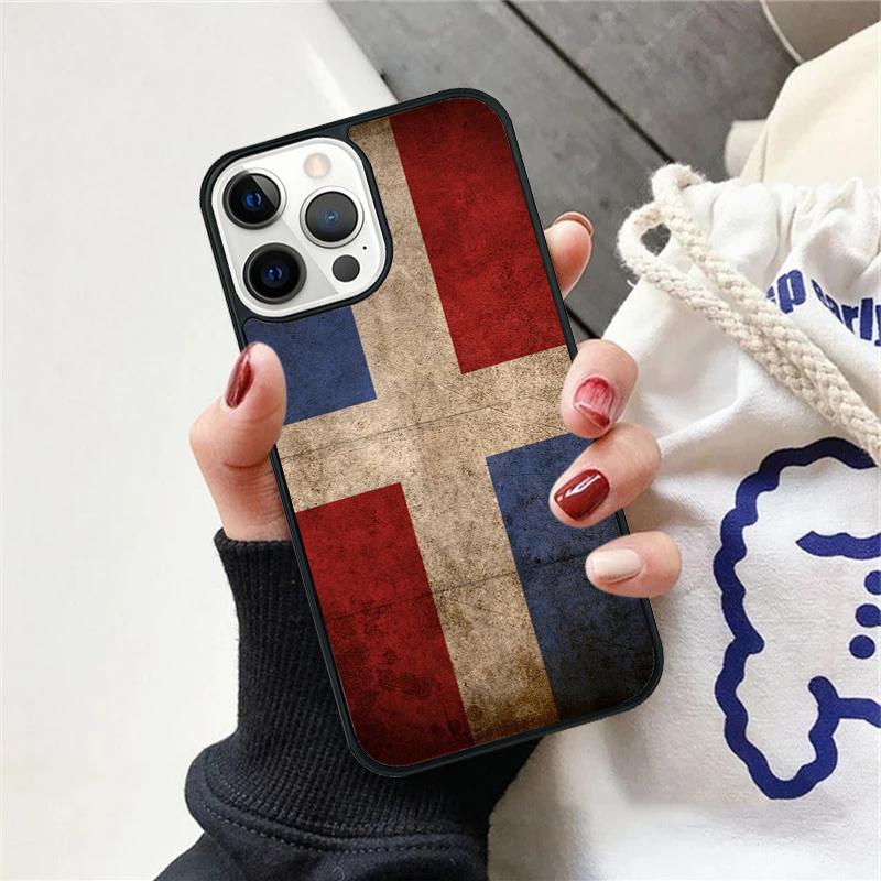 

Flag of Dominican Republic Phone Case For iPhone 17 Air 15 16e Cover 11 13 14 Pro Max 12 Plus Max Fundas iPhone 15plus