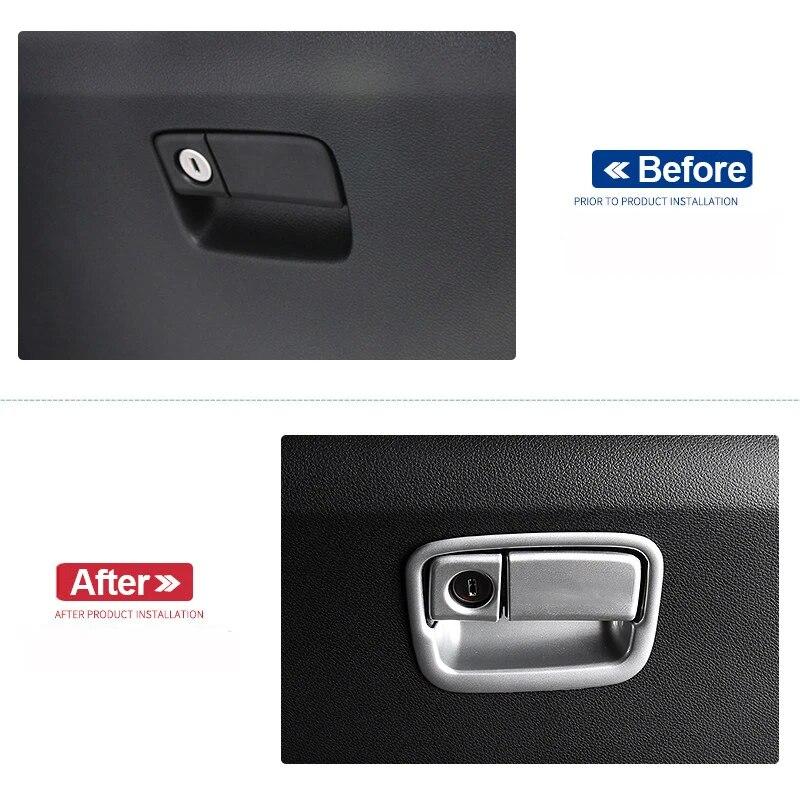 ABS Carbon Car Co-pilot Glove Storage Box Handle Bowl Cover Trim Accessories For Honda Crv CR-V 2017 2018    2022