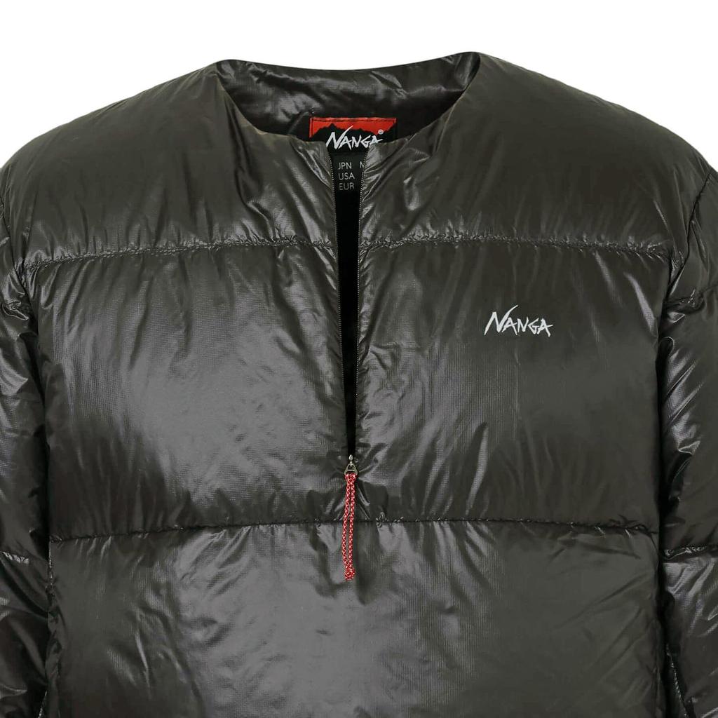 NANGA Mountain Lodge Down Crew Neck Top (Men's) (M, BLK)