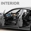 1:24 HONDA ACCORD Miniature Car Model Toys Alloy Diecast Vehice 6 Door Opened Sound Light Pull Back Toy Children's Birthday Gift