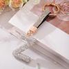 Personalized Alphabet Keychain with Sparkling Rhinestones Durable Alloy Jewelry Accessory for Fashionable Daily Use