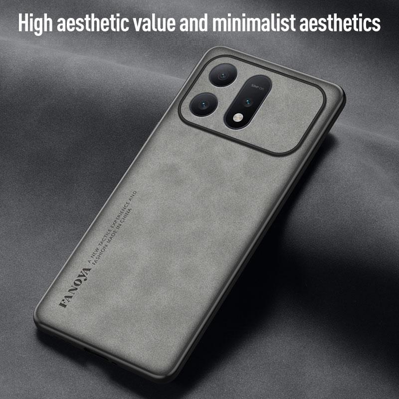 EUCAGR For Honor Win Turbo Case PU Leather Phone Case For Honor Win Turbo Back Cover Matte Silicone Shockproof Full Protection
