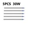 Multi Power Soldering Iron Tips 5PCS 30W To 150W Blue Copper Welding Accessories for External Heat Applications