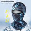 Camouflage Full Face Cap Cooling Hiking Scarves New Motorcycle Cycling Helmet  Summer