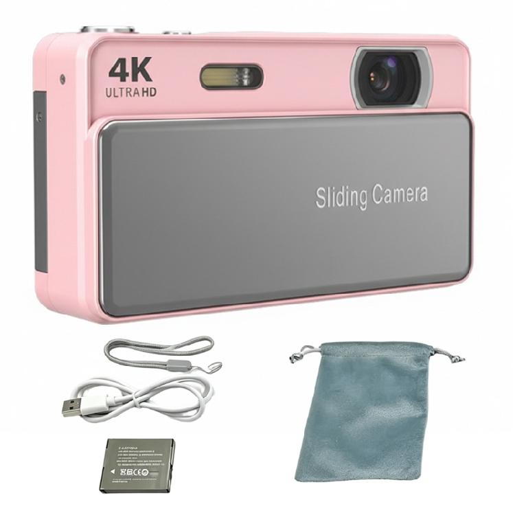 ABS Sliding Digital Camera with 16X Opticals Zooms And Crystals Clear 4K Footages For Capturing Memorys