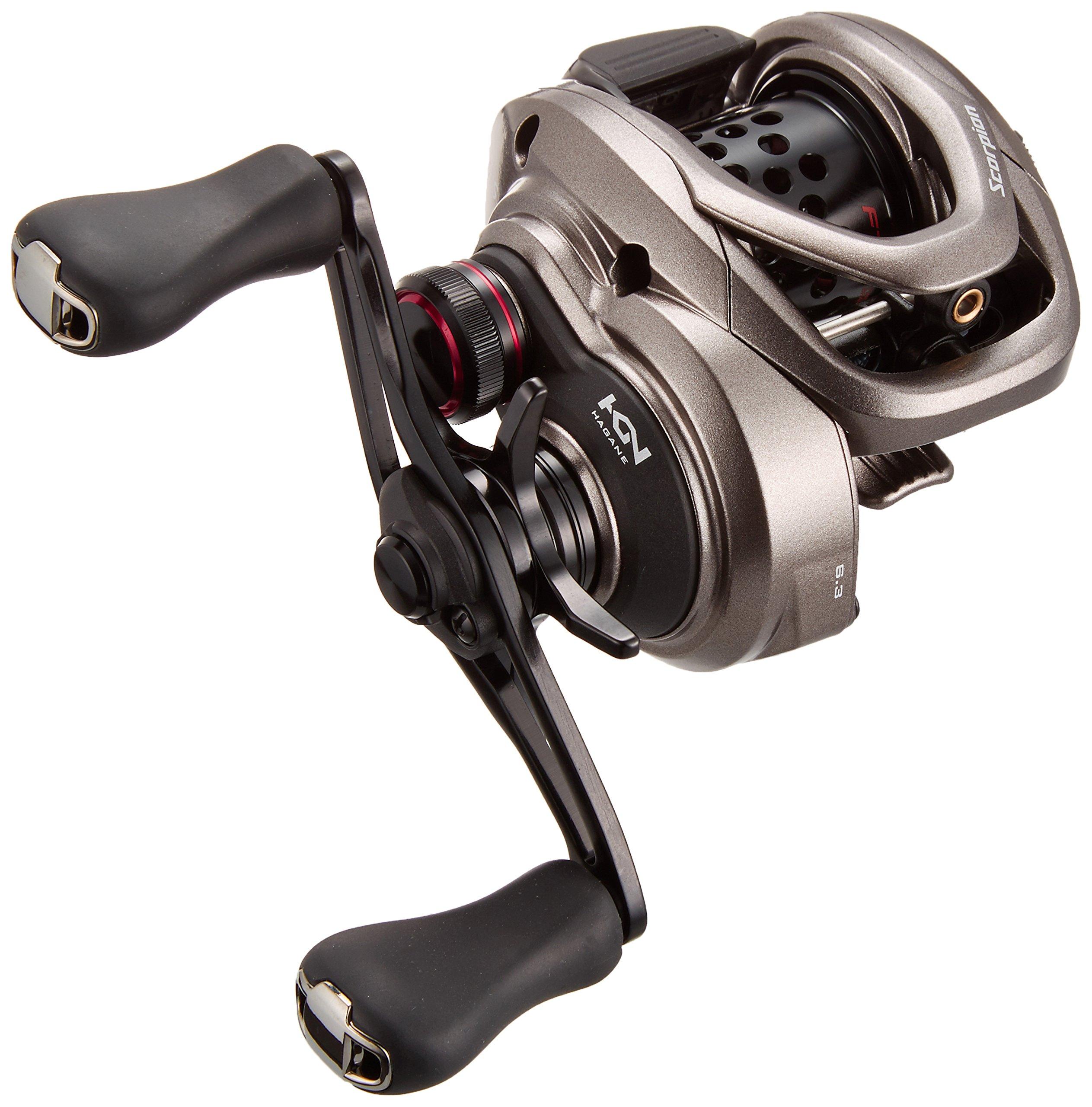 

Shimano 17 Scorpion BFS Baitcasting for Bait Finesse Bass Saltwater Double-Axis Reel, Right-Handed, Fishing, чёрный