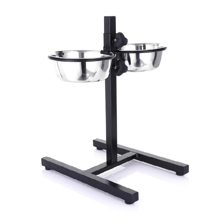 Anti-slip Elevated Durable Dog Bowls Adjustable Height Pet Cat Feeding Dish