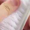 Corner Scrubber Brush V Shape  S Mirror Water Wiper Scrape and Brush for Shower Bathroom Tiles Kitchen Household
