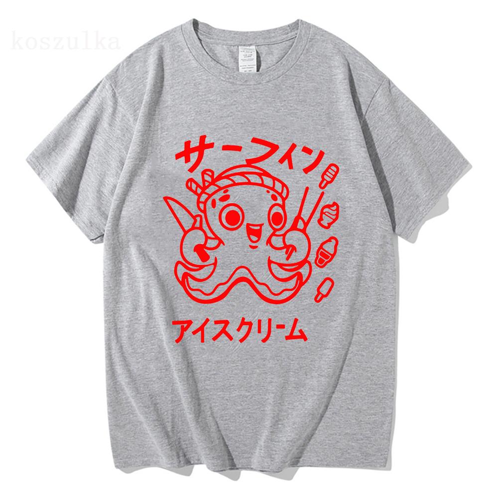 2025 Takoyaki Osaka Drunken Octopus Tshirt 2025 Funny UnisexWomen Clothing Retro Harajuku Clothes Unisex Cotton Tees Graphic T Shi