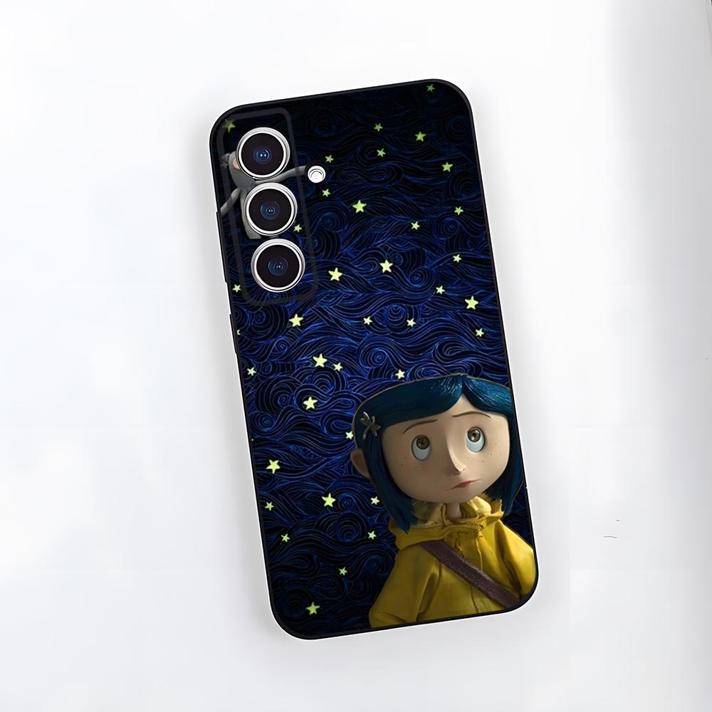 Anime C-Coraline Phone Case For Samsung A25 A13 A33 5G A54 A36 A35 A56 A52 A14 Shockproof Soft Cover