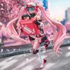 HiPlay SOSKILL Sakura Miku - Pink Sound Boom SSK-MIKU02, Approximately 160mm Tall, Pre-Colored Plastic Model Kit