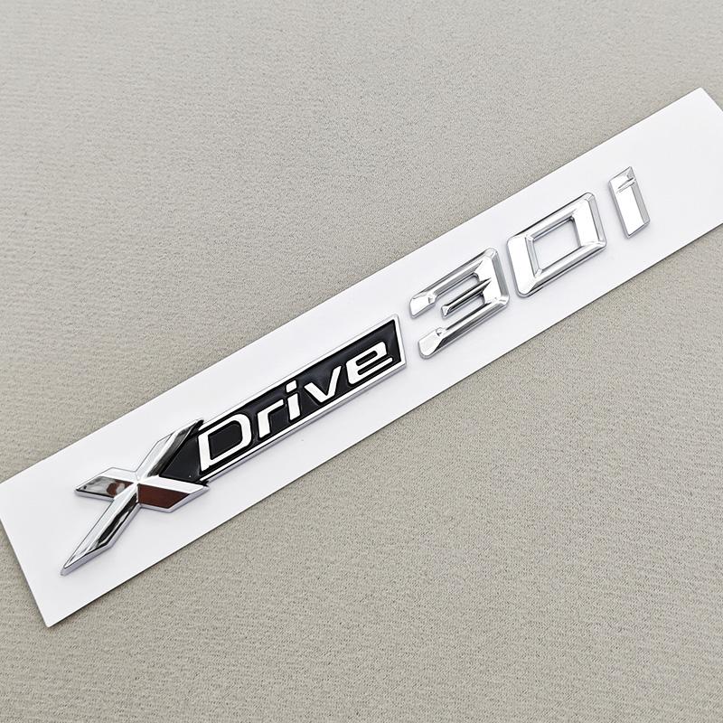 3D ABS Litery Logo Samochodu X1 XDrive 20i Emblemat Tylny Bagażnik Błotnik Boczne Naklejka Emblematyczna Dla BMW X1 X2 X3 XDrive Więcej Akcesoriów Samochodowych