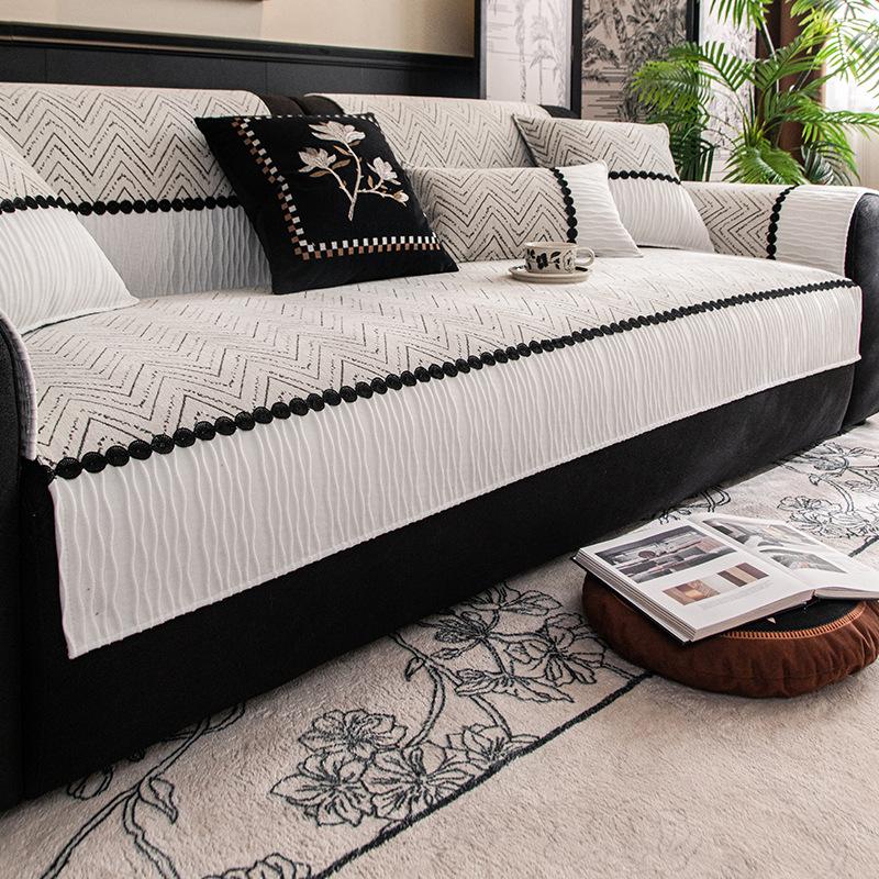 Sofa Cushion  New Four-Season Universal Combination Sofa Cover Seat Cushion One Piece Sofa Cover Cloth Towel Cushion
