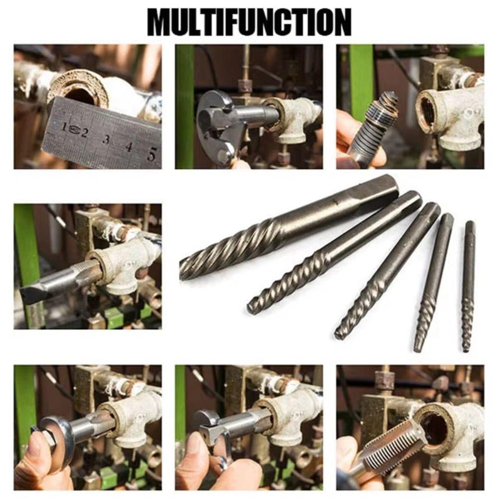 Compact Broken Screw Extractor Multifunctional Broken Bolt Remover Screw Extractor Kit  Sink