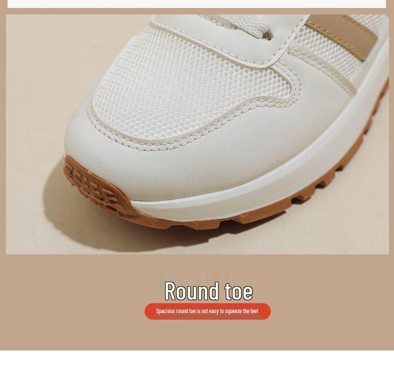 Women's Trendy Mesh Breathable Sneakers - Lightweight, Comfortable, Soft Sole Casual Shoes