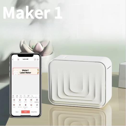 Factory Price M1 Portable Mini Handheld Jewelry Printer Colorful Half Inch Adhesive Wireless Interface Label Maker Stock