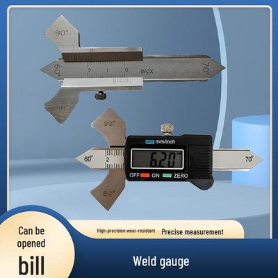 Mountain Edge-Biting Welding Gauge: Depth and Height Inspection Tool for Welds