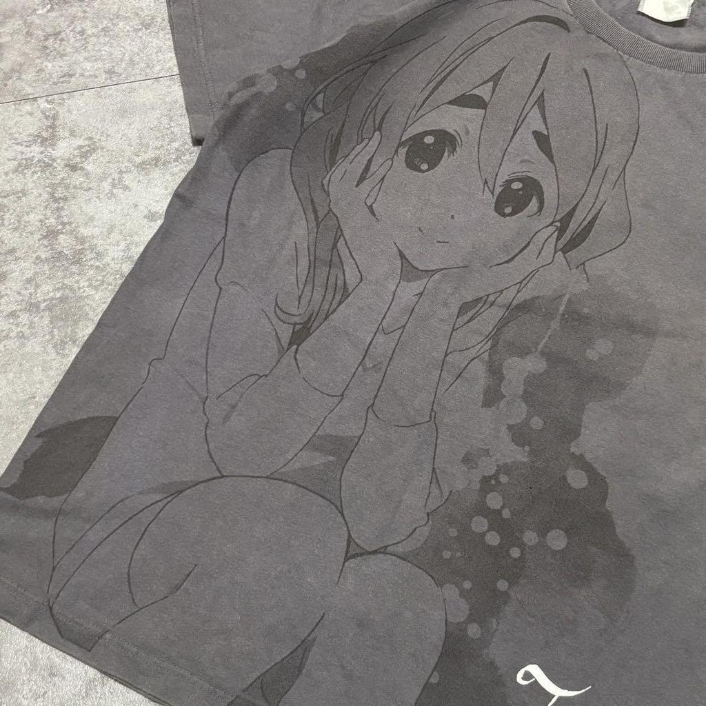 [USED] Mobile Suit Gundam Short-sleeved T-shirt, Black, Vintage, 90s and 00s