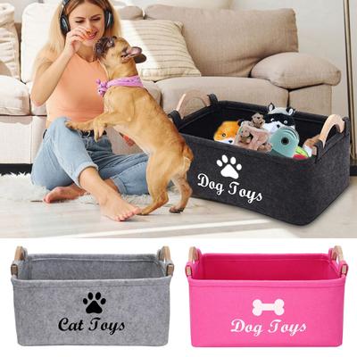 Pet Toy Storage Box Lightweight Flexible Large Capacity Storage Basket Organizer