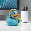 Zeus Duck Ornament Resin Duck Figurine Mythology Inspired Zeus Duck Figurine Resin Statue Sculpture for Home Office Bookshelf