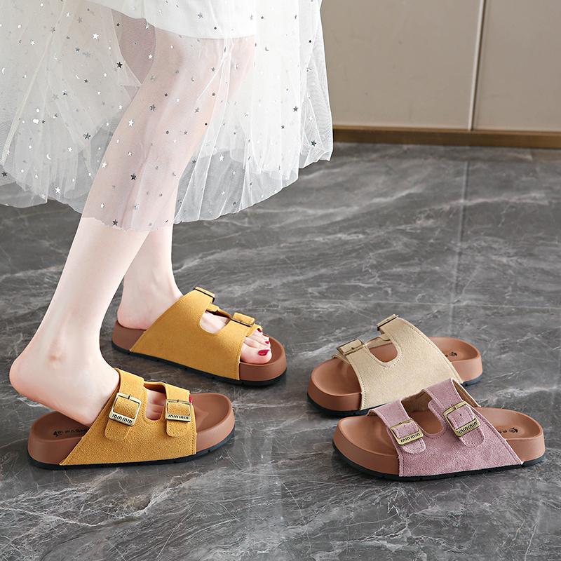 Fashion Shoes Slippers Casual Platform Summer Clogs Woman Pantofle Slides Luxury Beach 2025 Soft Fashion Concise Leisure Slippers Casual
