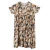 Short Sleeve Plus Size Cotton Vintage Floral New In Dresses for Women Casual Loose Long Summer