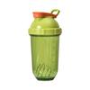 Protein Shaker Bottles with Wire Ball 500ml Leak-Proof Mixer Cup Clear Scale Fitness Mixer Bottle Portable Shaker Cup for Sports Travel