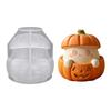 Halloween Casting Mold for Character Art and Table Display, Soft Silicone Candle Crafting Tool for Home Projects and Gift Making