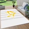Pittsburgh Penguins Flannel Pattern Square Carpet,Area Rug,Carpet Rug for Living Room Bedroom Sofa Playroom Decor,Non-slip Floor Mat