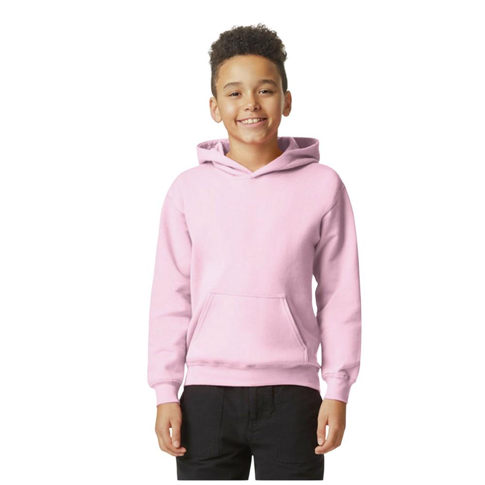 Gildan Childrens/Kids Softstyle Plain Fleece Midweight Hoodie
