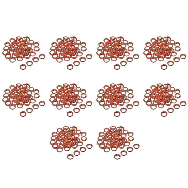 M49K-500Pcs Engine Oil Drain Plug Seal Washer Gasket Rings For Infiniti Nissan 1102601M02