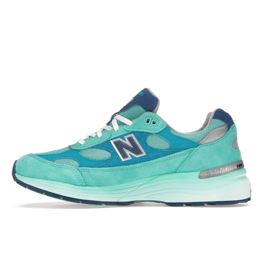 New Balance 992 Made In USA Blue Silver Metallic Unisex Sneakers M992TB