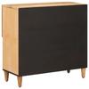 Storage Cabinet in Brown 80 x 33.5 x 75 cm Solid Mango Wood