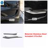 Front Rear Fog Lights Tail Eyelid Eyebrow Back Bottom Bumper Panel Cover Trim For Tesla Model Y  - 2024 Exterior Accessories