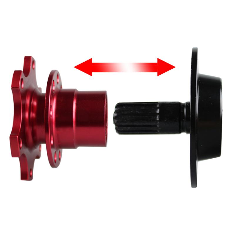 Universal Steering Wheel Quick Release Hub Boss Kit Wheel Hub Adapter For 6 Hole Steering Wheel Hub
