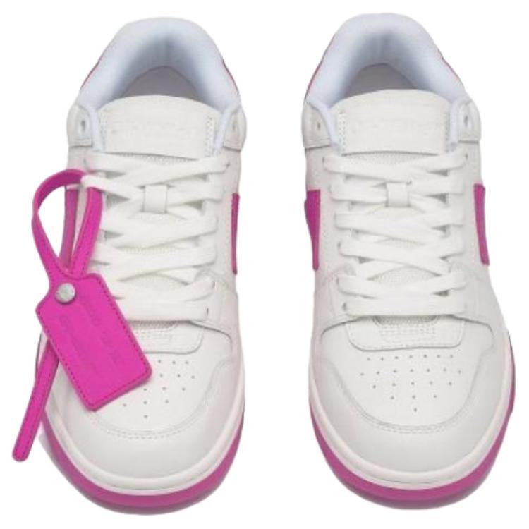 (WMNS) Off-White Out Of Office Calf Leather 'White Purple' Women's OWIA259F22LEA0010132
