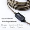 5m USB 2.0 Male-to-Female Extension Cable with Signal Amplifier and Braided 10m Connection