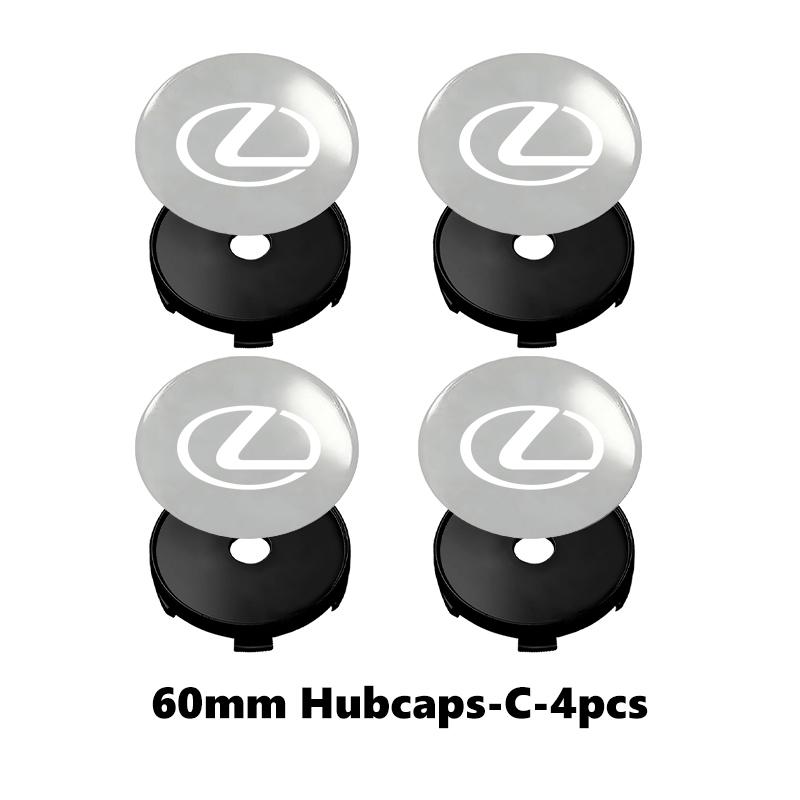 4pcs Car Wheel Center Hub Caps Sticker Auto Emblem Wheel Center Cap For Lexus RX350 IS250 IS200 GS300 LX570 RC350 UX250h ES350 AEI1
