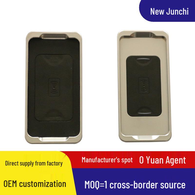 

Universal Smart Car Wireless Charger Pad for Apple & Android Phones - Easy No-Loss Install чёрный