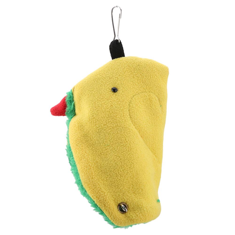 Bird Parrot Triangle Plush Hammock Cage Happy Tent Bed Hanging Cave Toy