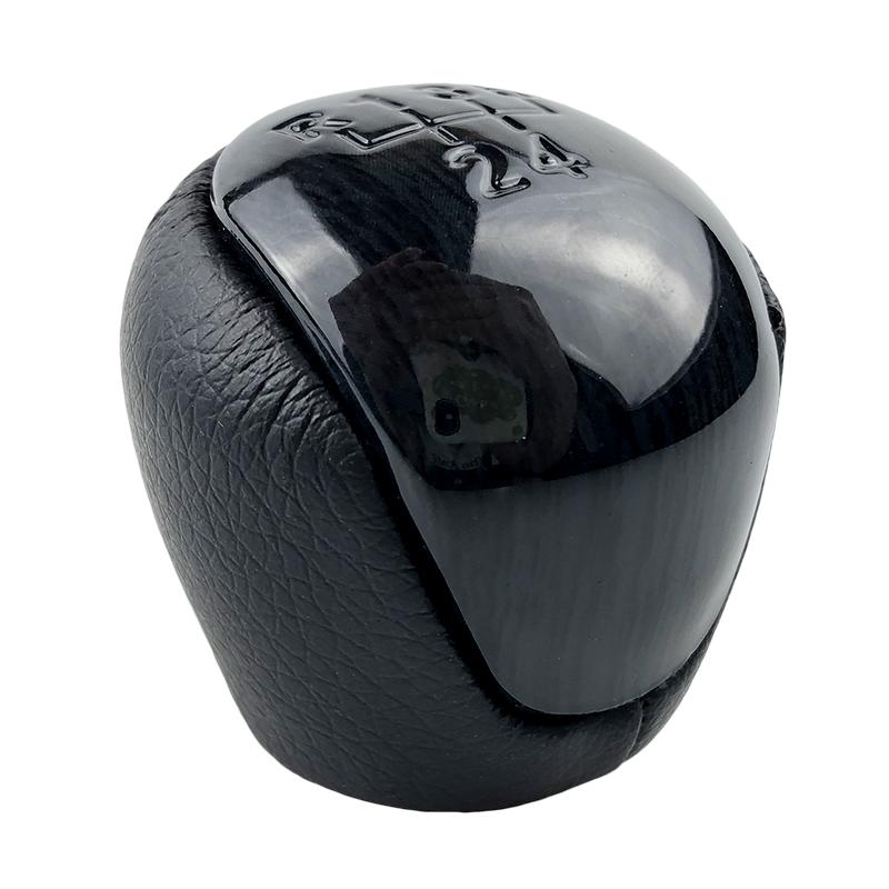 

Автомобильный Стайлинг, кожаная ручка переключения передач, рычаг переключения передач для Kia Forte Soul Touring I30 Hyundai Elantra 2008 2009 2010 чёрный