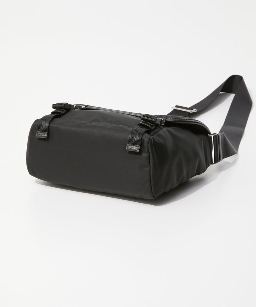 Prada Shoulder 2DMG Men's Bag, 2VD066, RE-NYLON, NERO.