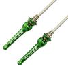 KCNC Z6 KQR Road Stainless Axle Hub SK2148 Skewer, Green, KQR-04-RD-GR,
